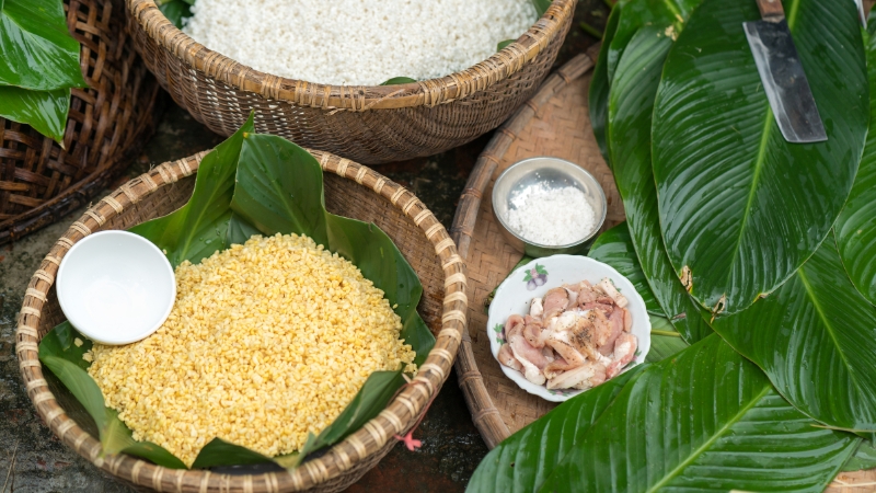 HÌnh nền bánh chưng tết 2023 - 19