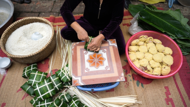 HÌnh nền bánh chưng tết 2023 - 17