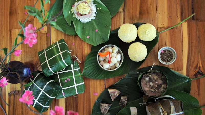 HÌnh nền bánh chưng tết 2023 - 14