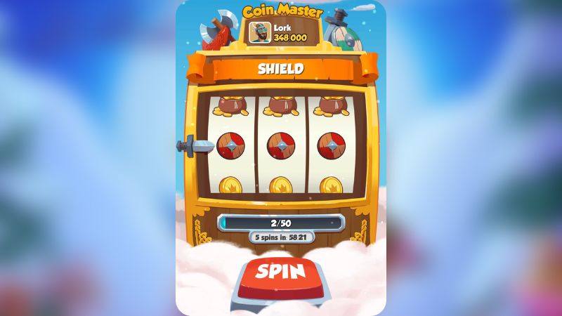 Khiên bảo vệ công trình game Coin Master