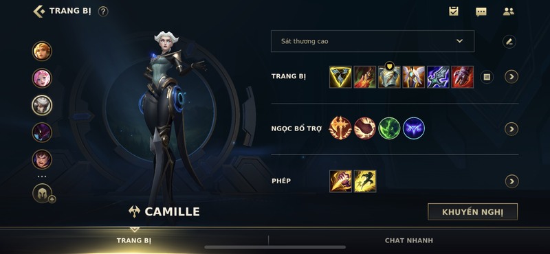 Lên đồ Camilla Tốc Chiến Rừng