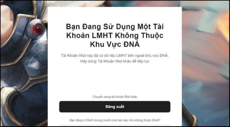 chuyển TK LMHT sang khu vực ĐNÁ