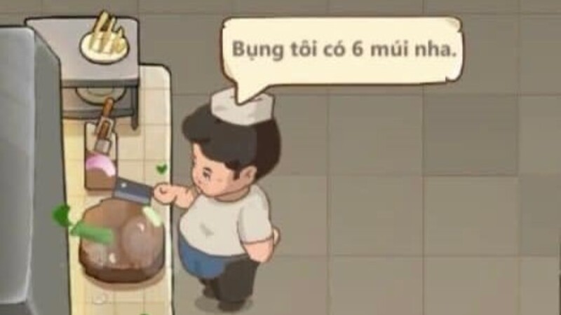khoảnh khắc nhân viên game Tiệm Lẩu Đường Hạnh Phúc