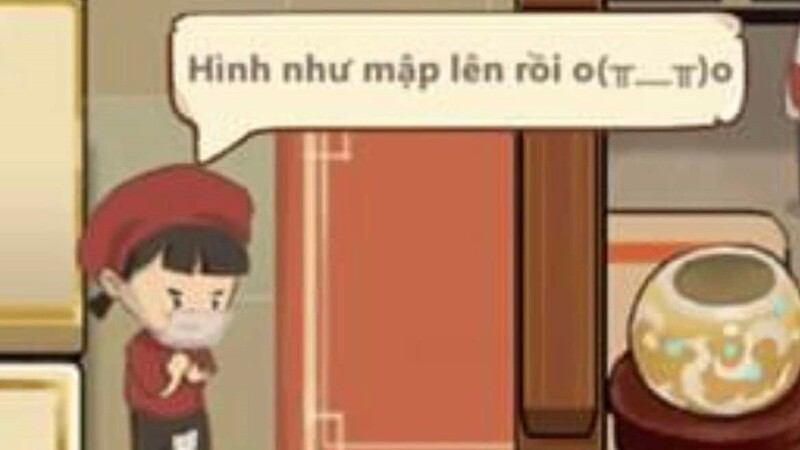 khoảnh khắc nhân viên game Tiệm Lẩu Đường Hạnh Phúc