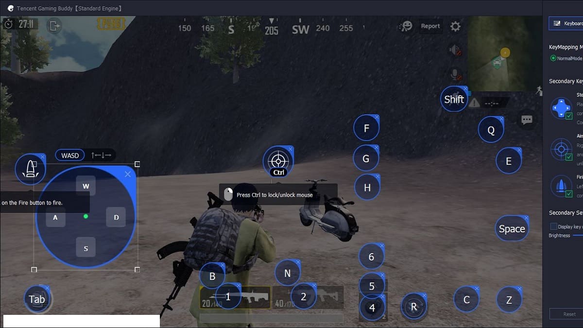 Hướng dẫn thiết lập bàn phím ảo trong Tencent Gaming Buddy bước 2