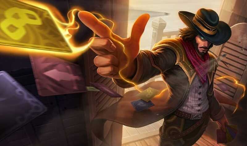skin Bonnie Liên Quân có dáng đứng tựa Twised Fate LMHT