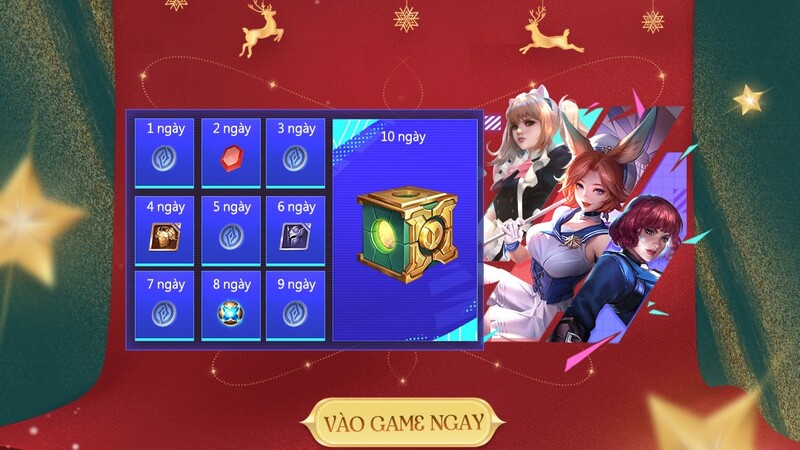 sự kiện Giáng Sinh Kỳ Diệu 2022 nhận tướng hoặc skin liên quân free