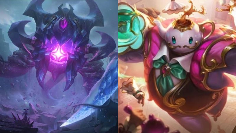 Vel’koz và Bard top tướng ít skin LMHT nhất