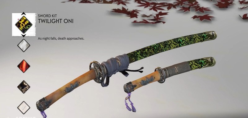 vũ khí trong Ghost Of Tsushima