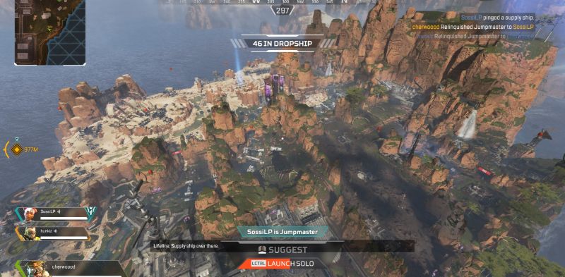 điểm nhảy tại chế độ hardcore royale