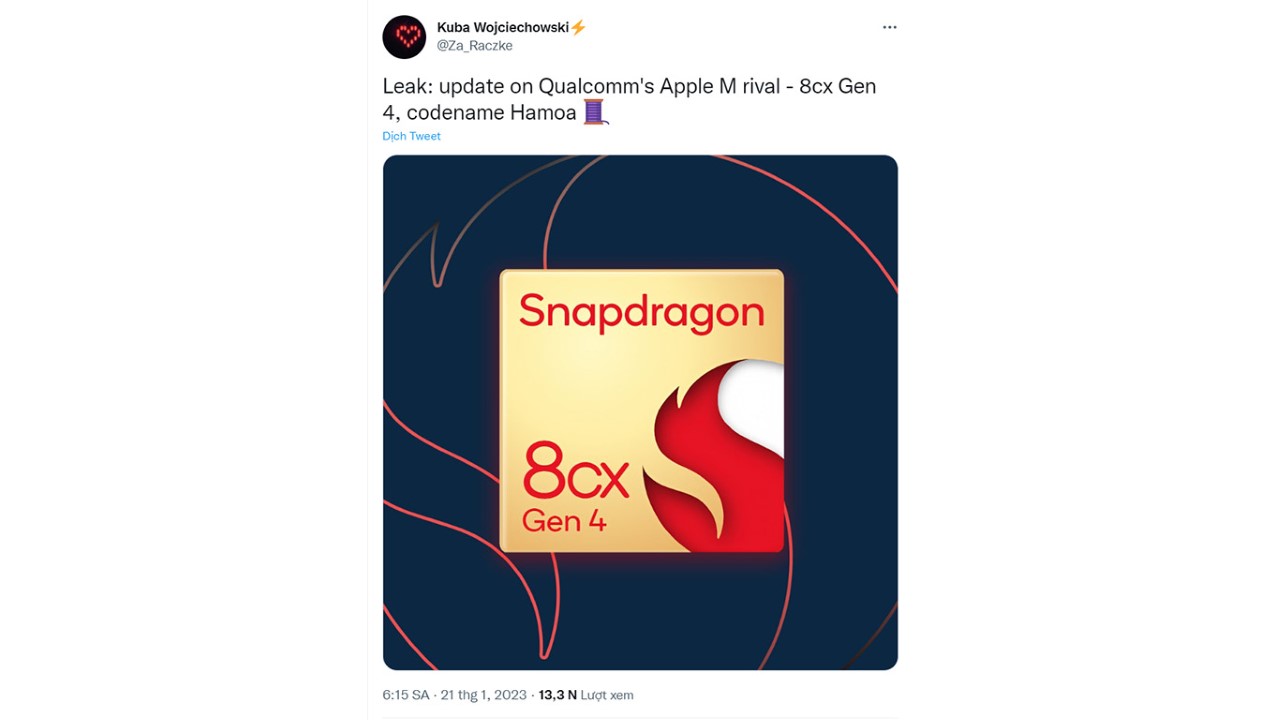Snapdragon 8cx Gen 4