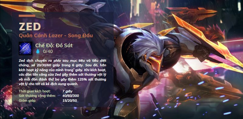 tổng quan thông tin về zed