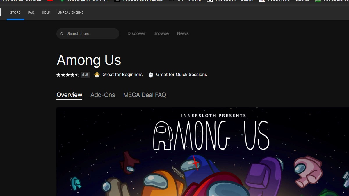 Cách tải Among Us trên máy tính, PC bằng Epicgames bước 1