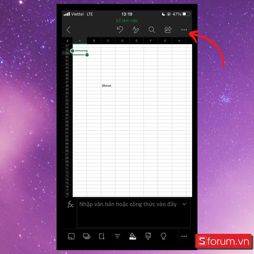 Một số thao tác của Excel trên điện thoại mà bạn nên biết - Ảnh 11