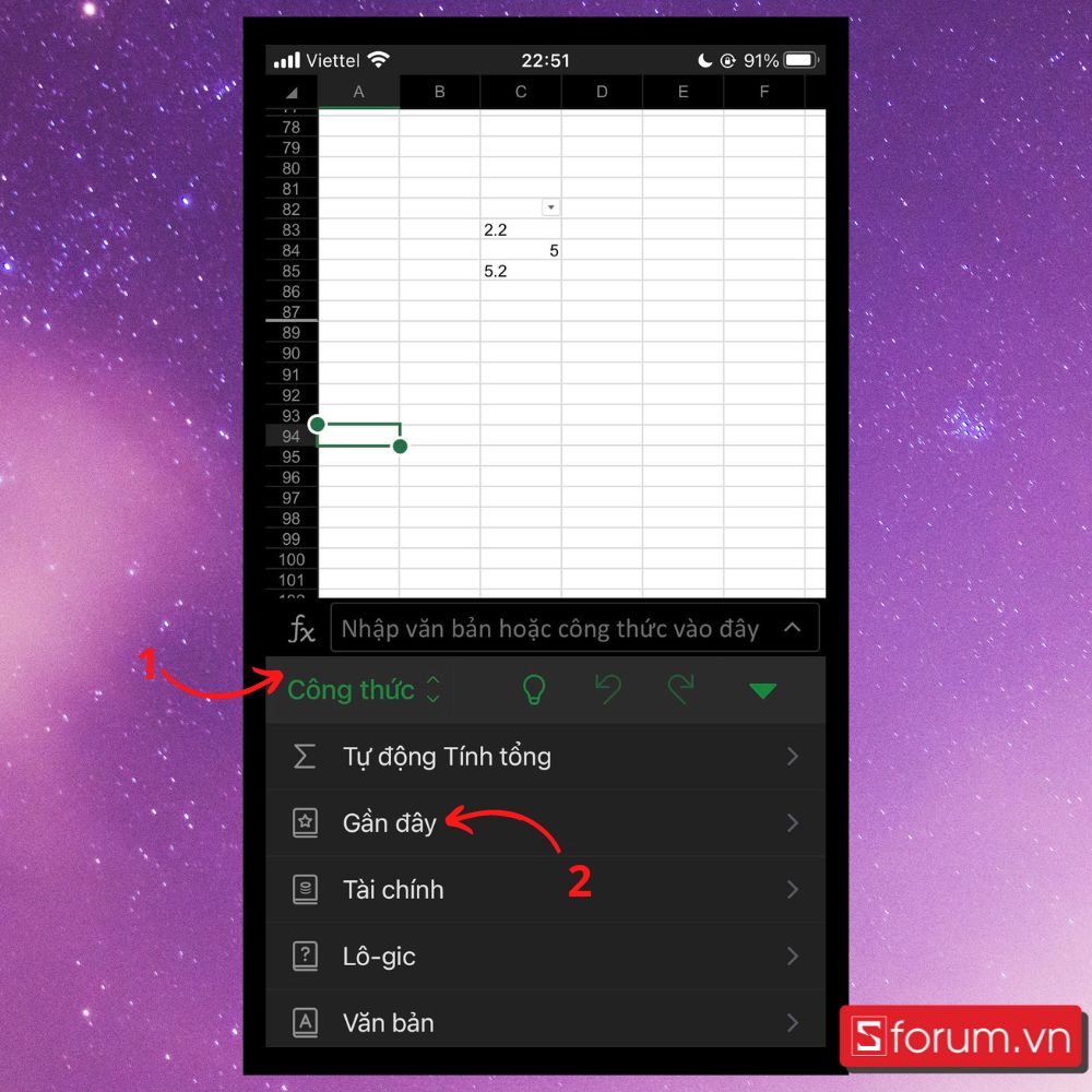 Một số thao tác của Excel trên điện thoại mà bạn nên biết - Ảnh 24