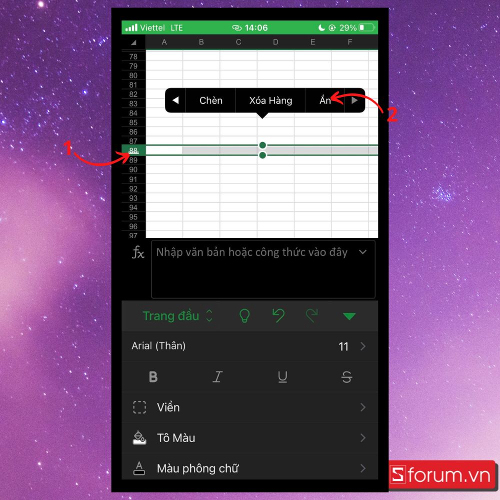 Một số thao tác của Excel trên điện thoại mà bạn nên biết - Ảnh 25