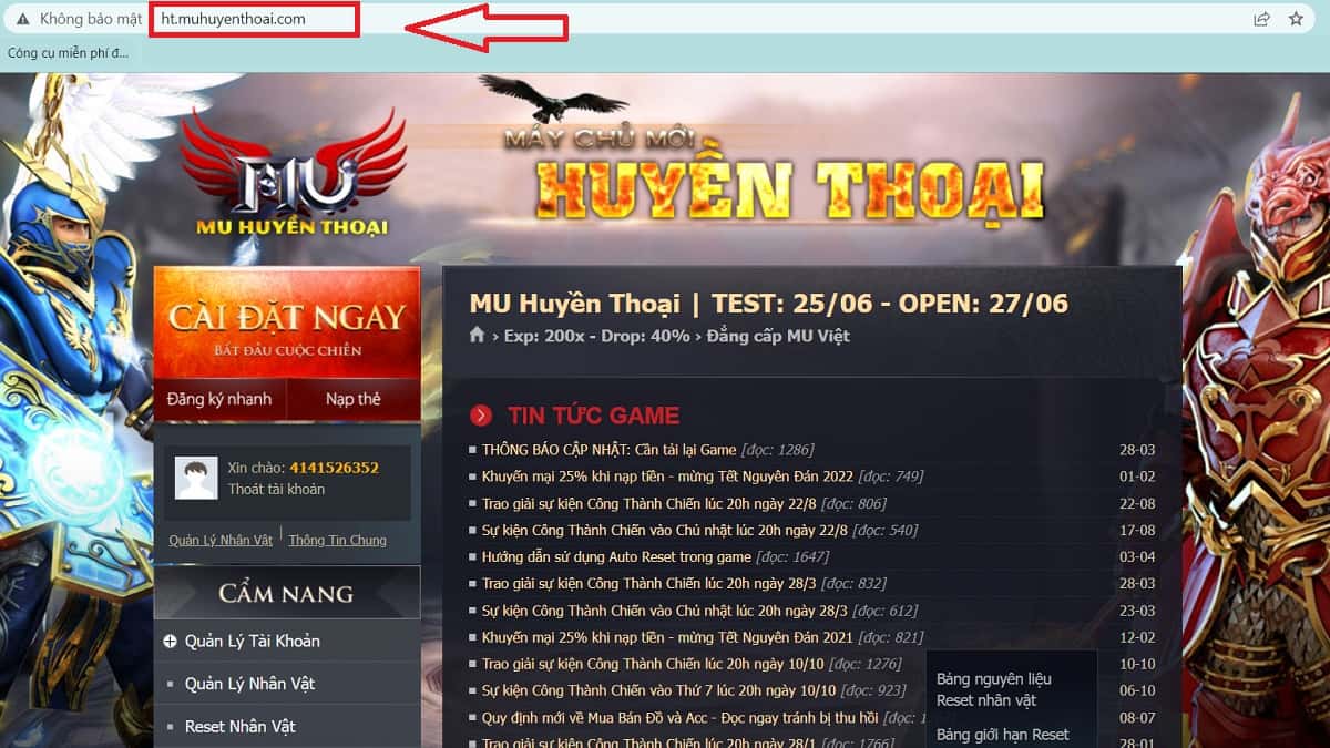 code Mu Huyền Thoại