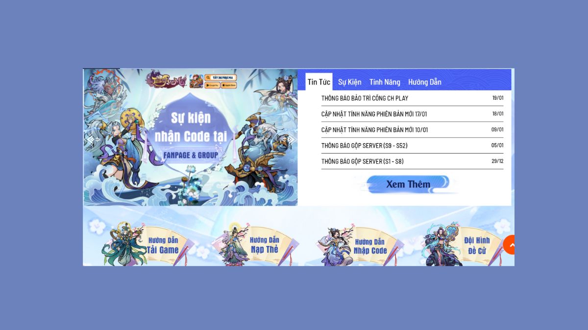 Cách nhận thêm code Tây Du Phục Ma