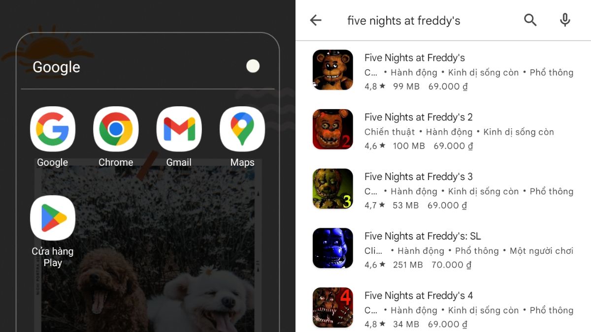 Cách tải Five Nights at Freddy