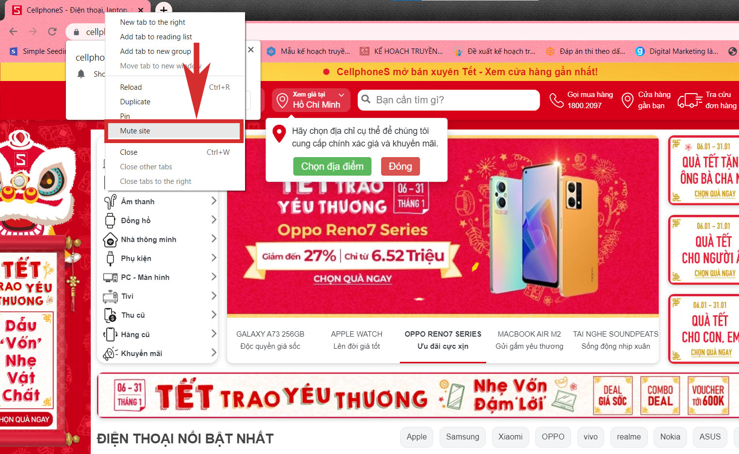 Kiểm tra âm thanh trên chương trình đang chạy