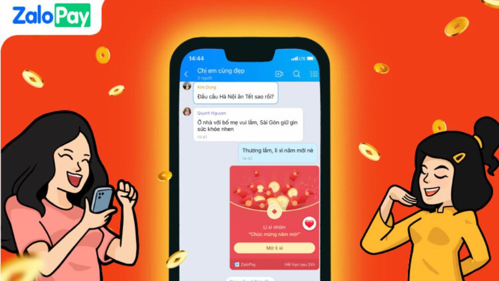 Tết hiện đại với cách lì xì online trên MoMo và ZaloPay