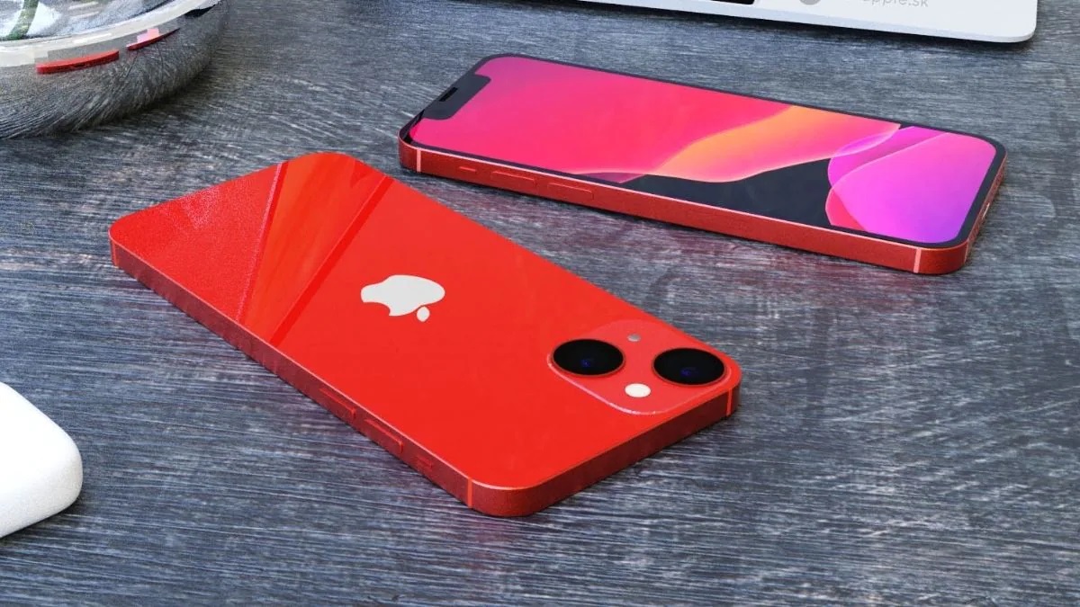 smartphone màu đỏ iPhone 13