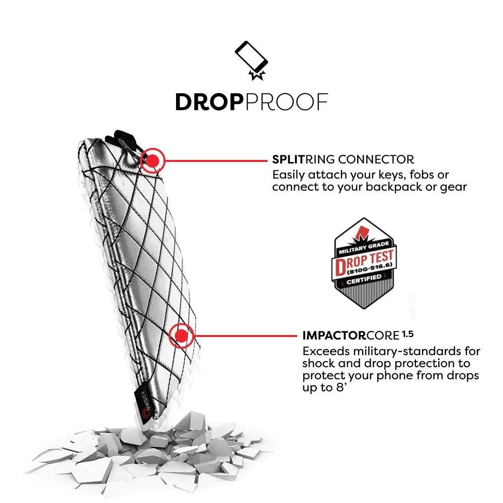 Đạt tiêu chuẩn quân đội Hoa Kỳ cho trường hợp rơi rớt từ độ cao 2.44m