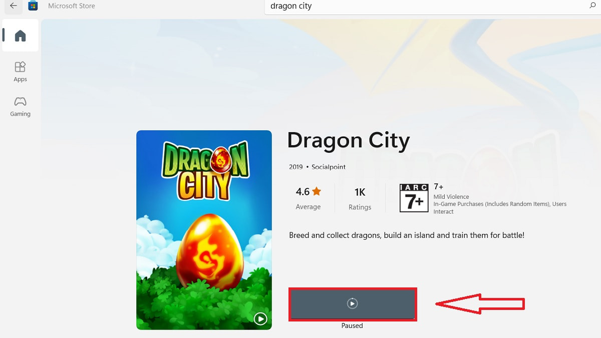 Cách tải Dragon City trên PC bước 2