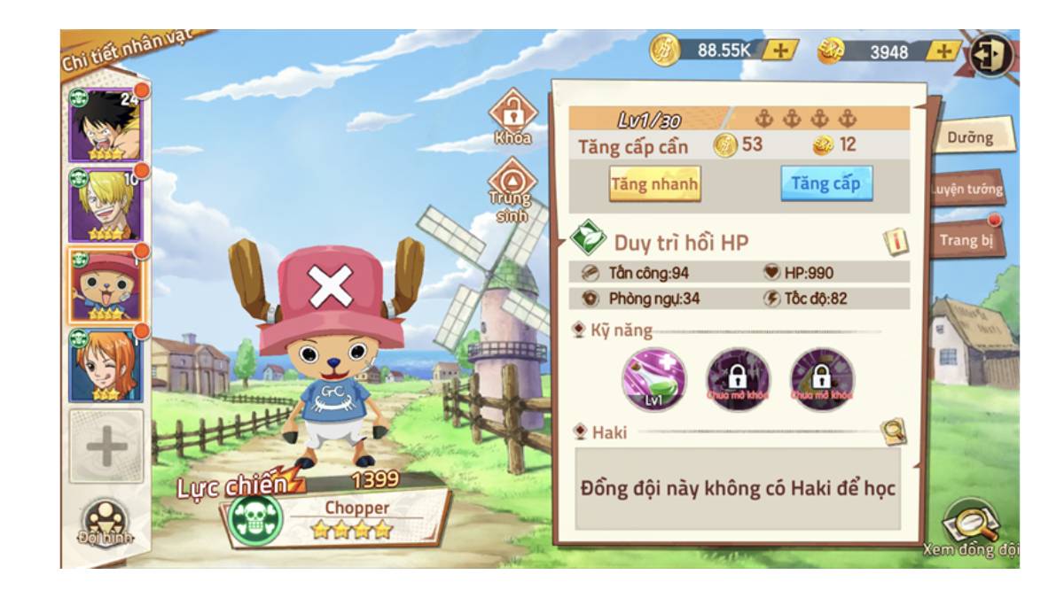 Nhân vật Chopper trong Kho Báu Truyền Thuyết