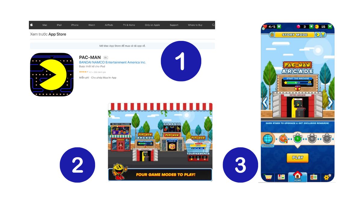 Cách tải Pac-man trên iOS