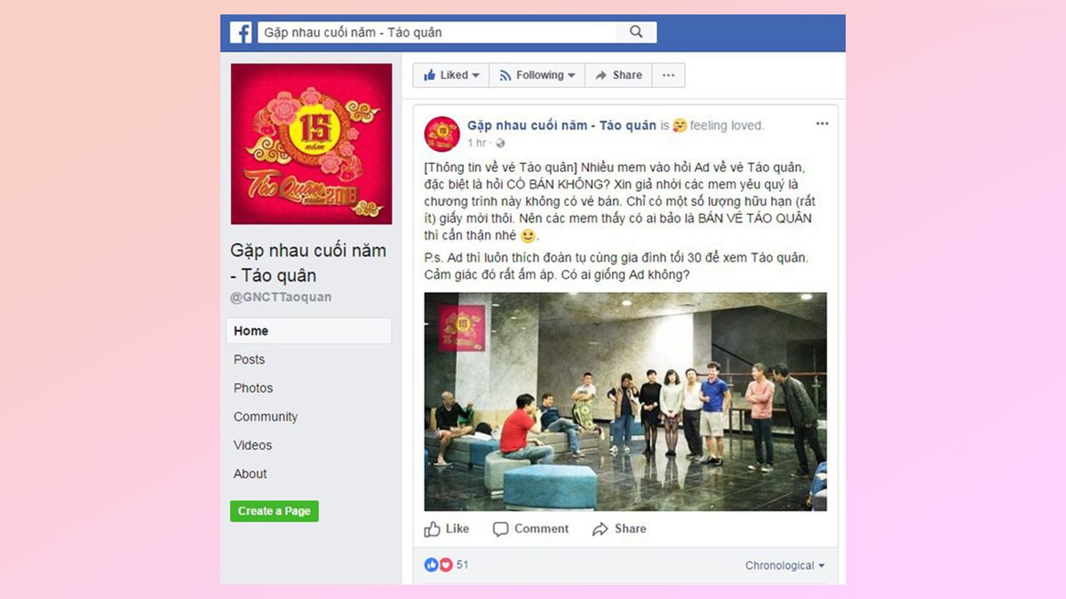 Táo quân có bán vé xem trực tiếp không