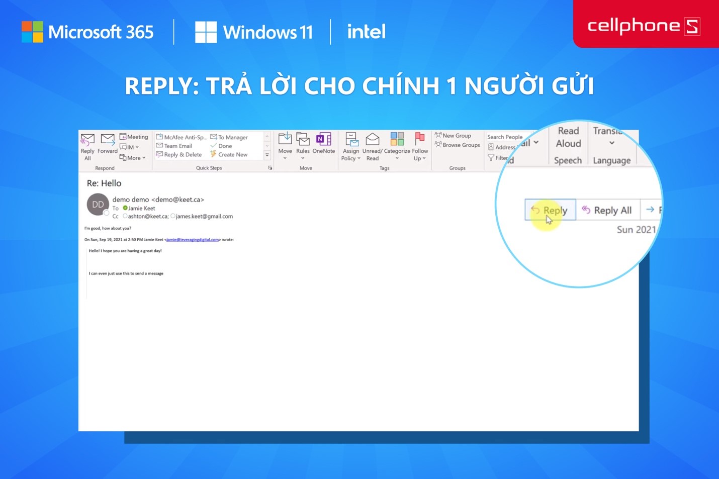 Reply, Reply all, Forward là gì? Công dụng của nó như thế nào?