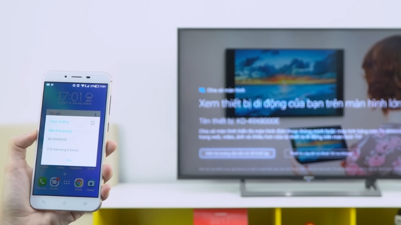 Cách kết nối không dây bằng Screen Mirroring - Bước 2