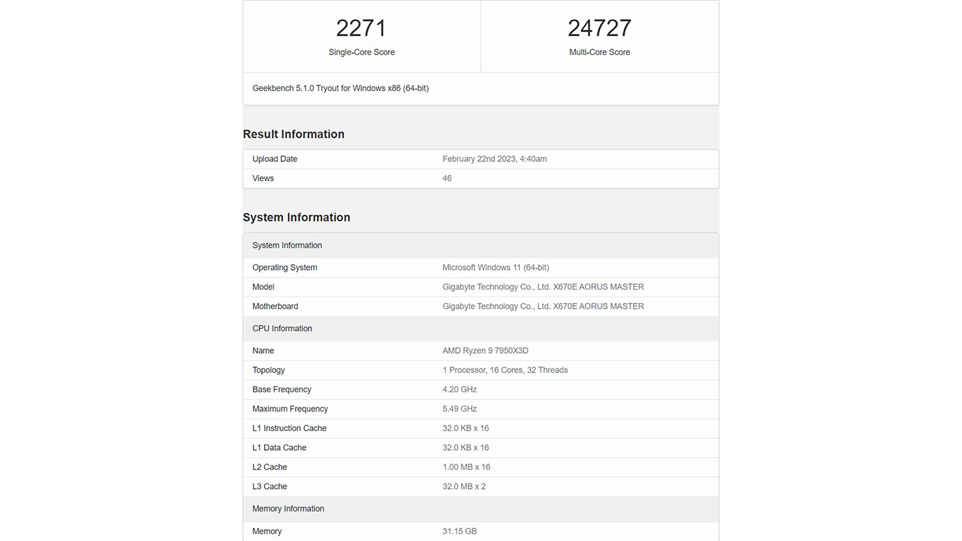 AMD Ryzen 9 7950X3D