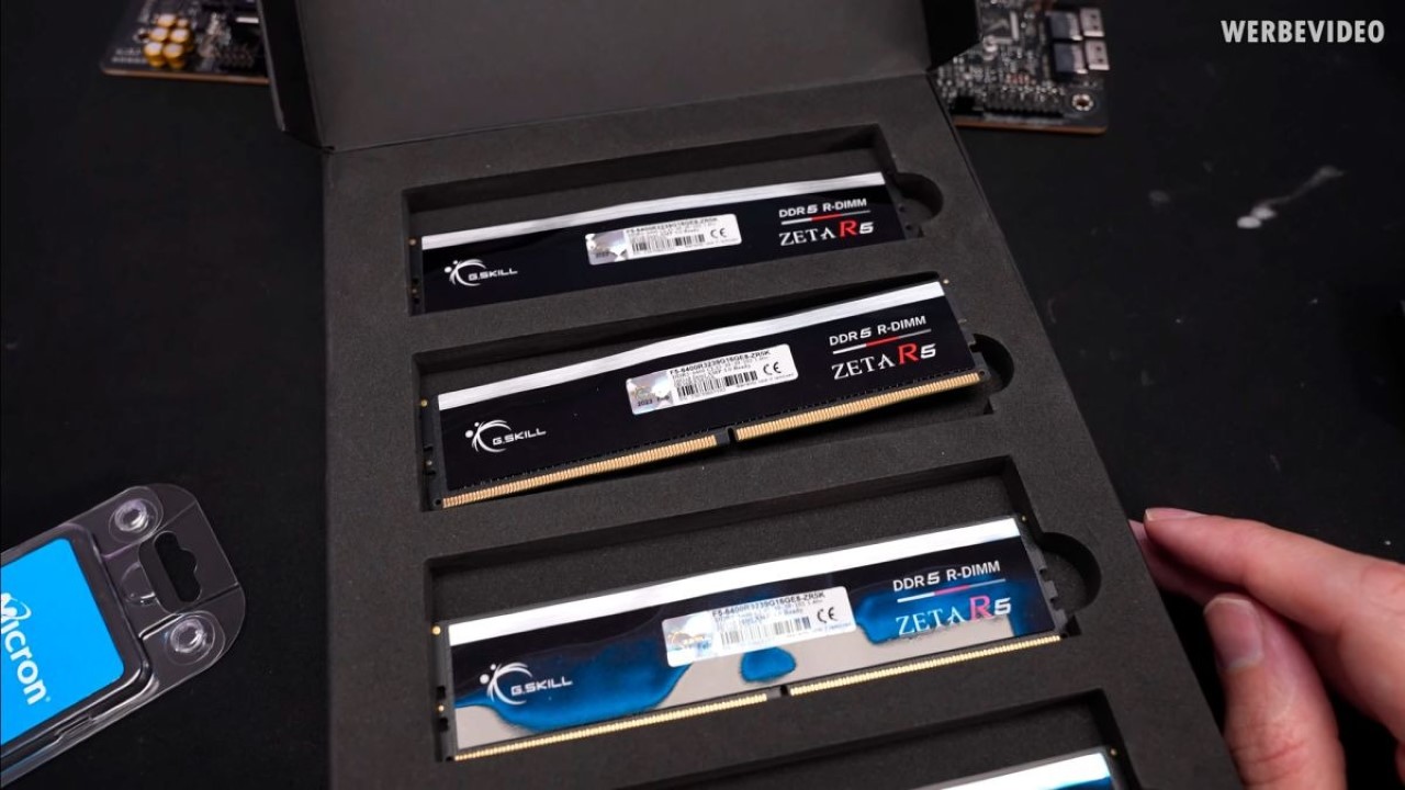 G.Skill trình làng RAM Zeta R5 DDR5 RDIMM hỗ trợ khả năng ép xung với ...