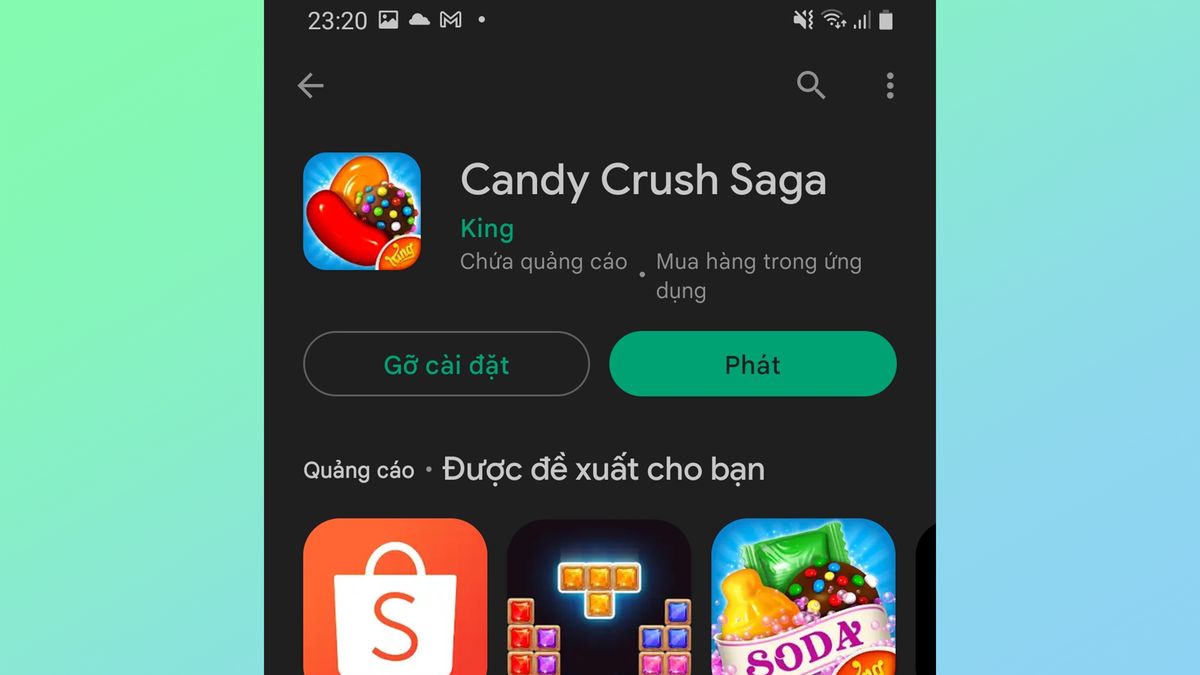 cách tải Candy Crush Saga trên Android
