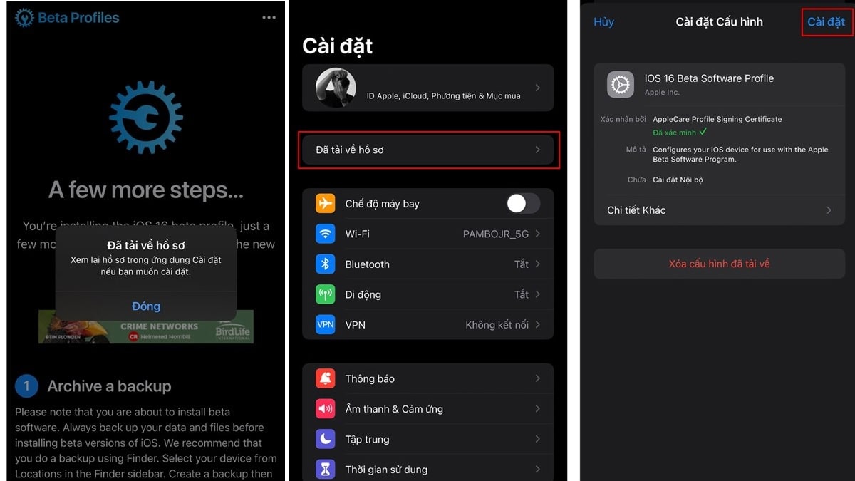 Hướng dẫn cách cập nhật iOS 16.3 bước 3