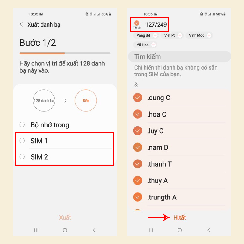 Chuyển thông qua thẻ SD 3