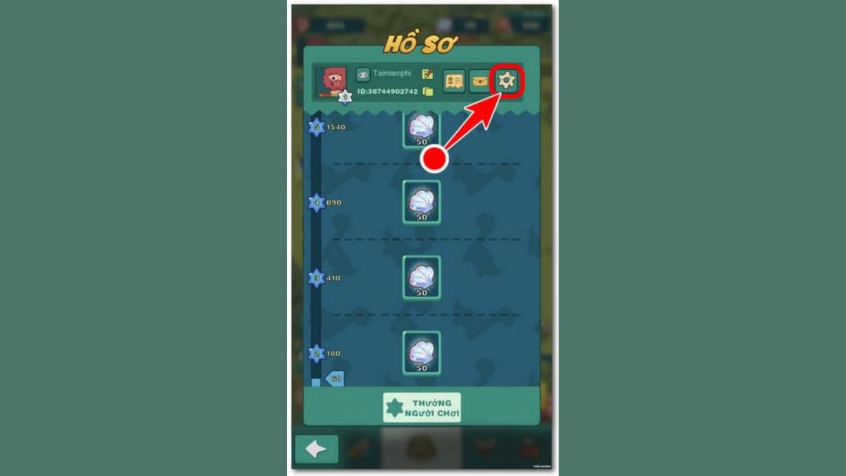 Cách nhập code Idle Primitive đơn giản bước 2