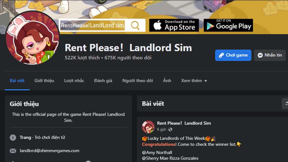 Cách nhận code Rent Please Landlord Sim mới nhất 