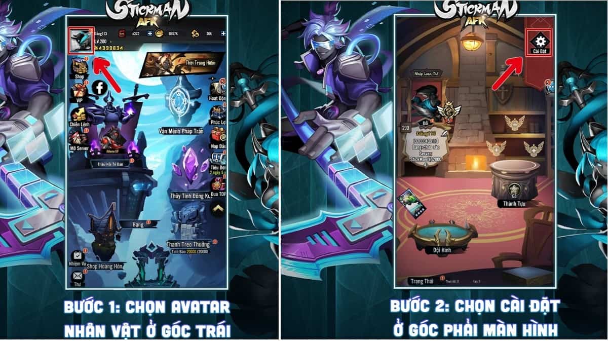 Cách nhập Code Stickman Afk đơn giản bước 5