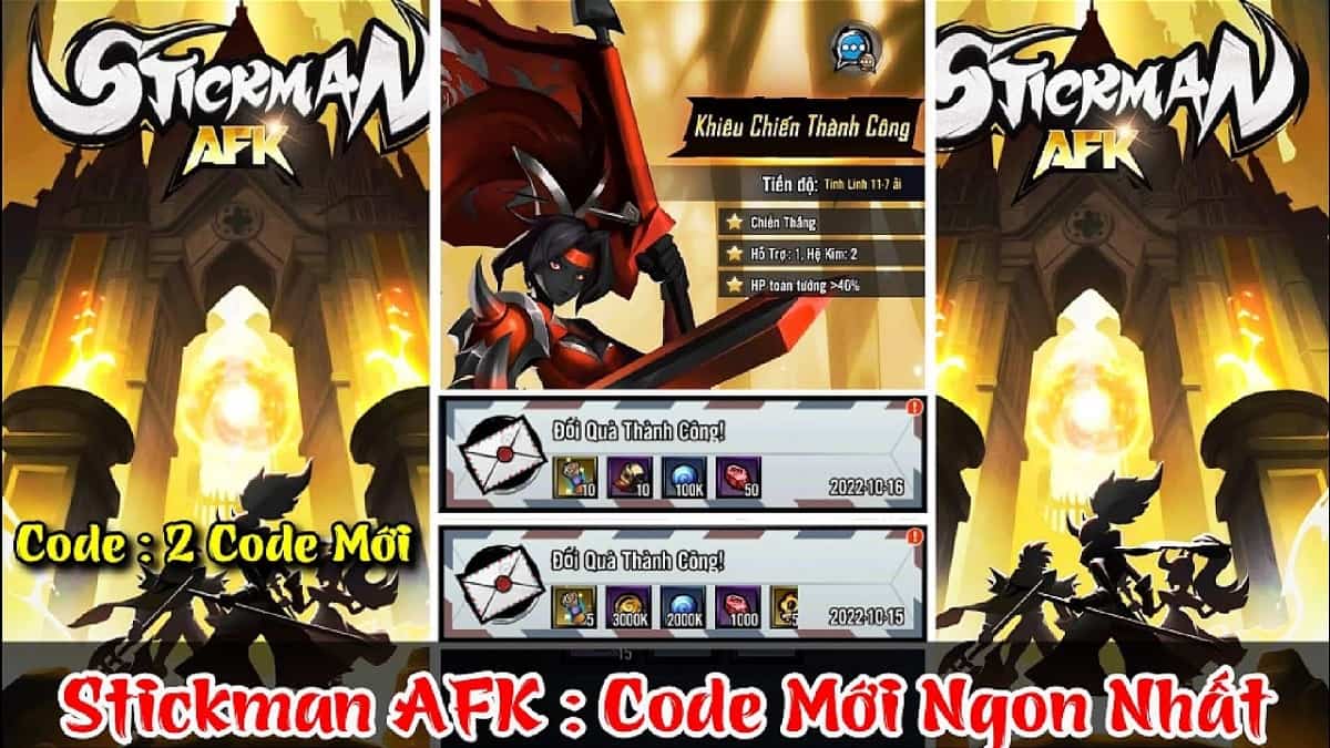 Full code Stickman Afk mới nhất | Cách nhập code