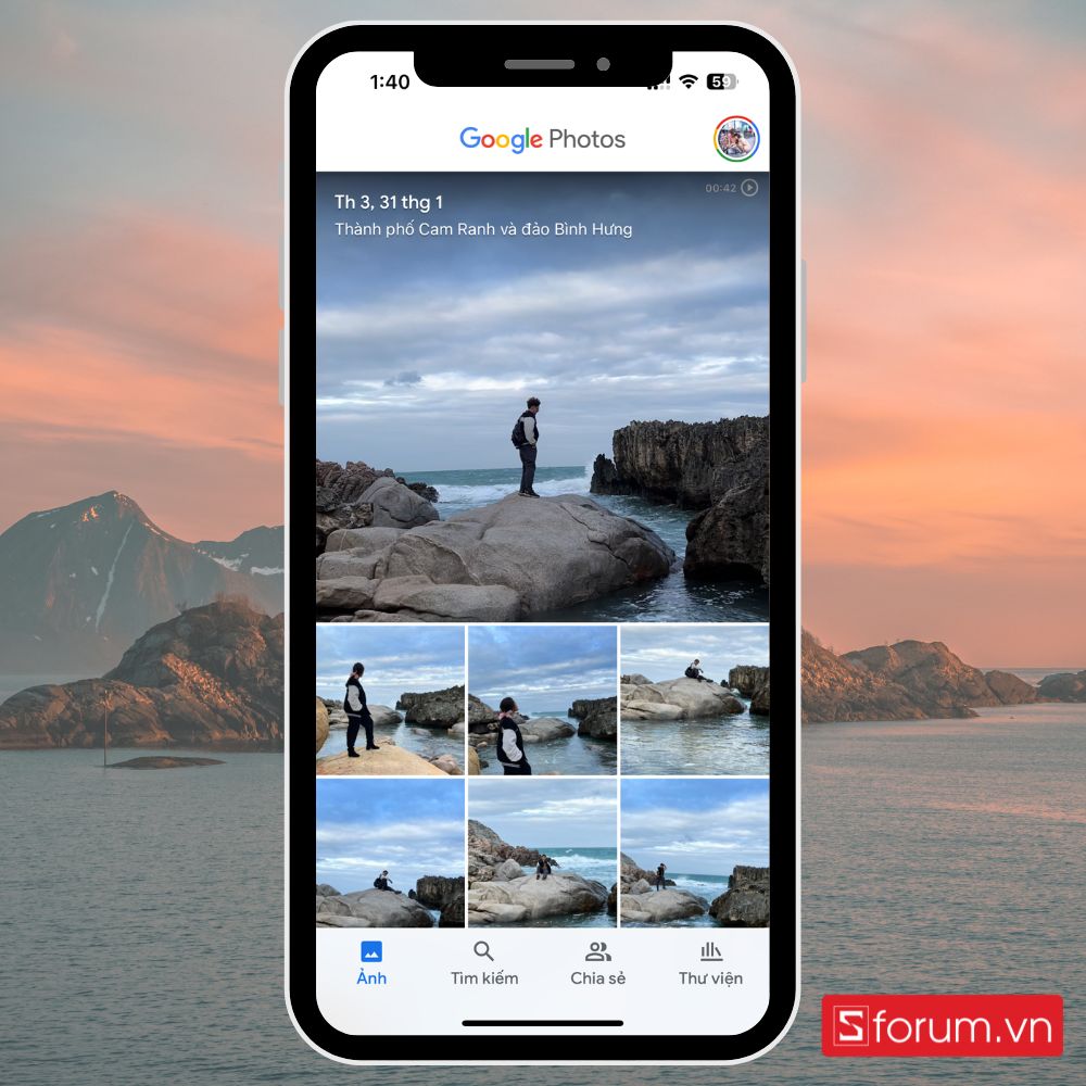 Tối ưu hiển thị ảnh trên Google Photos - bước 3