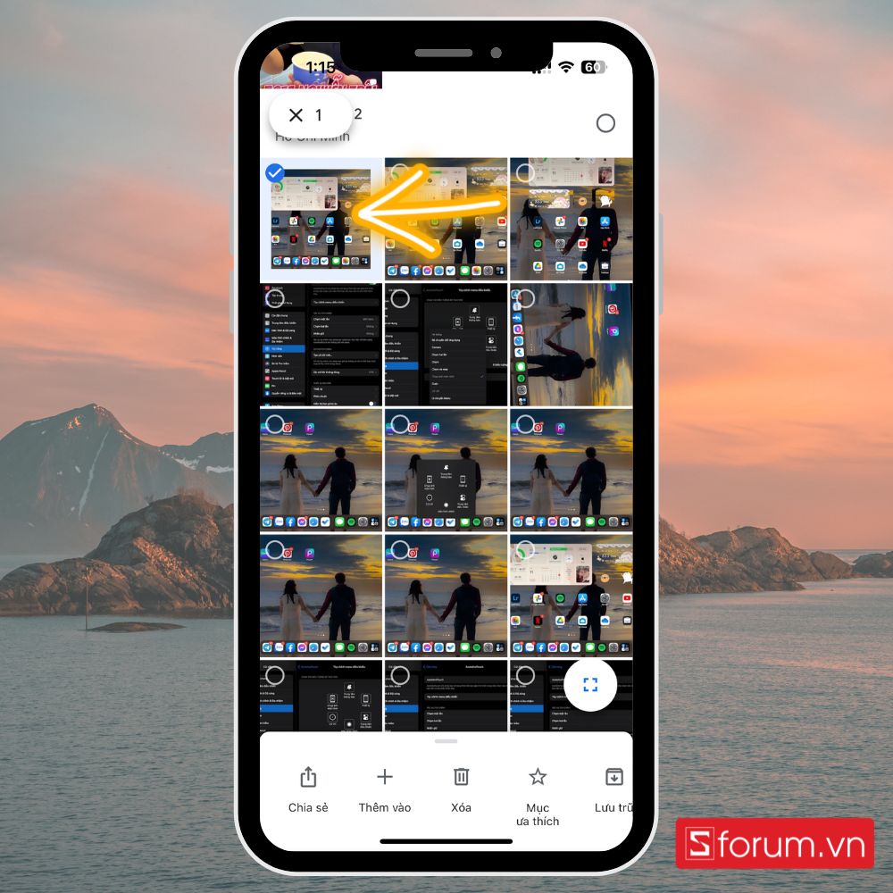 Tối ưu hiển thị ảnh trên Google Photos - bước 1