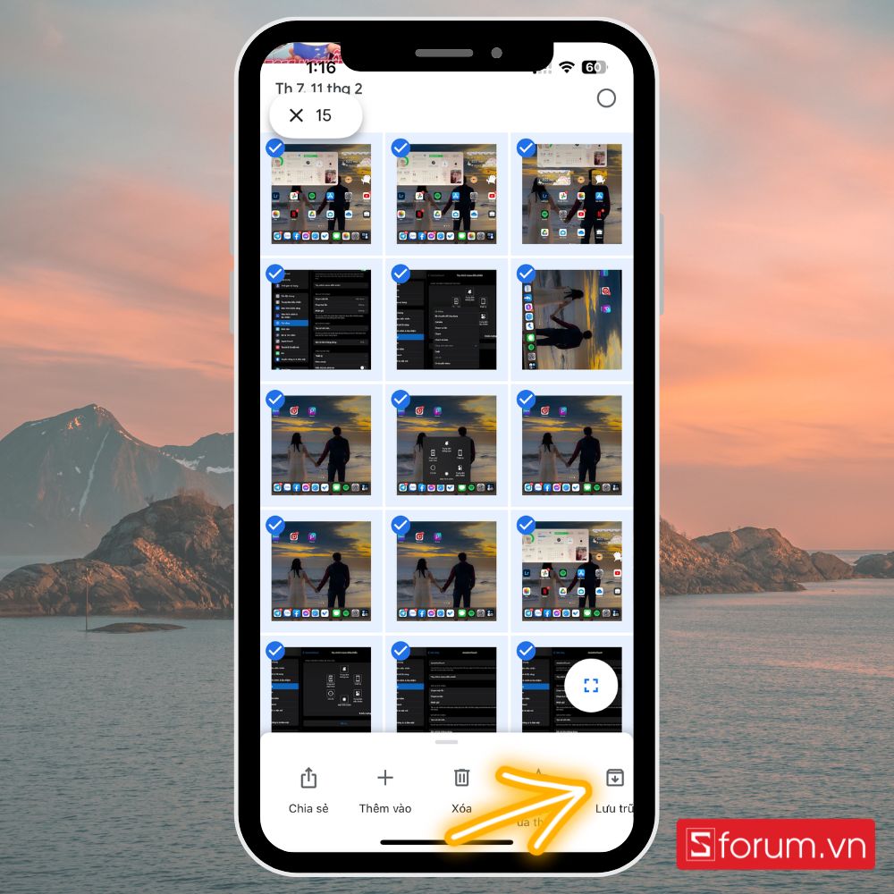 Tối ưu hiển thị ảnh trên Google Photos - bước 2