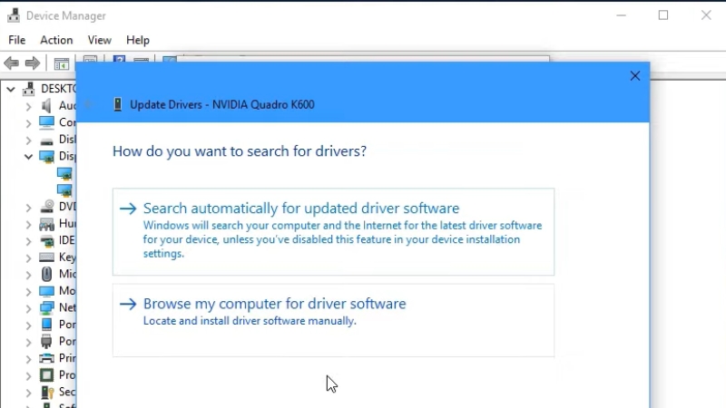 Update driver Graphic - Bước 3