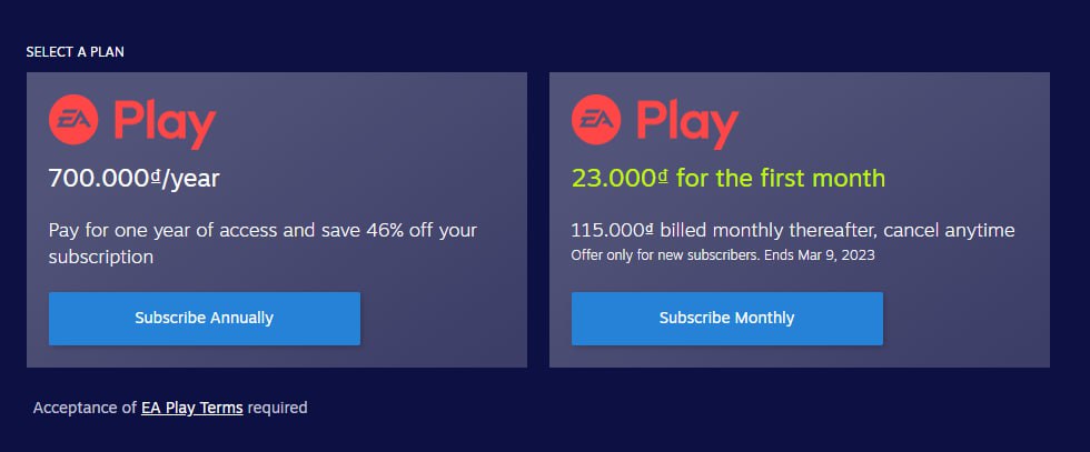 Chỉ 830 đồng/ngày, chơi hàng trăm game bản quyền trên Steam nhờ EA Play