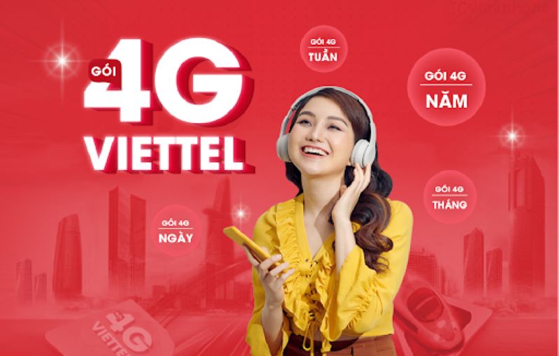 Sử dụng gói cước siêu Vip 3G, 4G, 5G của Viettel để thay thế