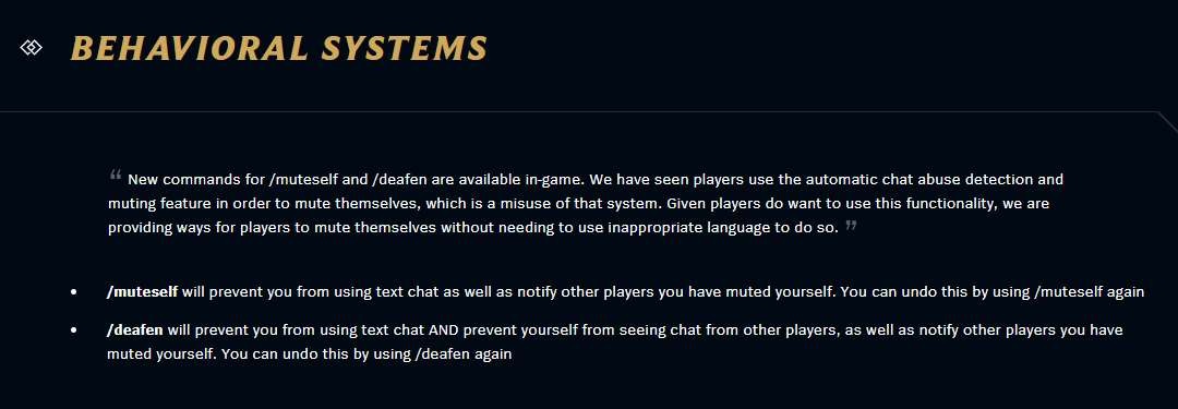 LMHT: Riot bổ sung 2 tính năng vào hệ thống chat nhằm giúp người chơi 