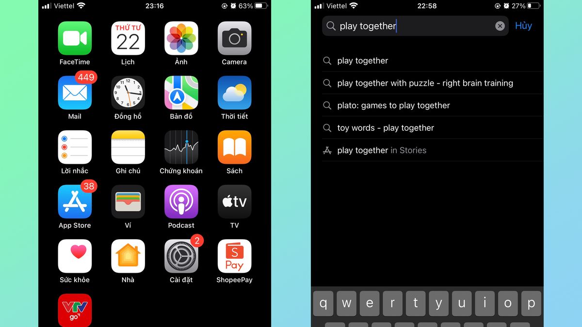 Cách tải Play Together trên điện thoại iOS bước 1